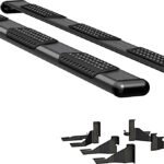 Luverne 584098-571439 Running Boards, Powdercoated Textured Black, Aluminum, 98.3 in. Bed, Standard Cab Pickup, O-Mega II 6 in. Series