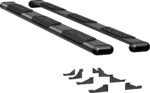 Luverne 584114-570237 Running Boards, Powdercoated Textured Black, Aluminum, 98.3 in. Bed, Extended Crew Cab Pickup, O-Mega II 6 in. Series