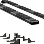 Luverne 584114-571346 Running Boards, Powdercoated Textured Black, Aluminum, 114 in. Length, 155.0 in. Wheelbase, For Long Models, O-Mega II 6 in. Series