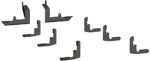 Luverne 584114-571448 Running Boards, Powdercoated Textured Black, Aluminum, 79.4 in. Bed, Crew Cab Pickup, O-Mega II 6 in. Series - Image 4