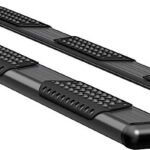 Luverne 584125-571729 O-Mega II 6 in. Series Running Boards, Powdercoated Textured Black Non-Powered Aluminum Set of 2