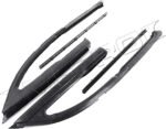 Metro Moulded WR 2009 Weatherstrip Seal - Front, Driver Or Passenger Side, Window, Direct Fit, Set of 2 - Image 2