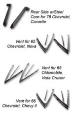 Metro Moulded WR 2013 Weatherstrip Seal - Front, Driver Or Passenger Side, Window, Direct Fit, Set of 2 - Image 2