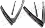 Metro Moulded WR 2020 Weatherstrip Seal - Front, Driver Or Passenger Side, Window, Direct Fit, Set of 2