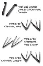 Metro Moulded WR 2020 Weatherstrip Seal - Front, Driver Or Passenger Side, Window, Direct Fit, Set of 2 - Image 2