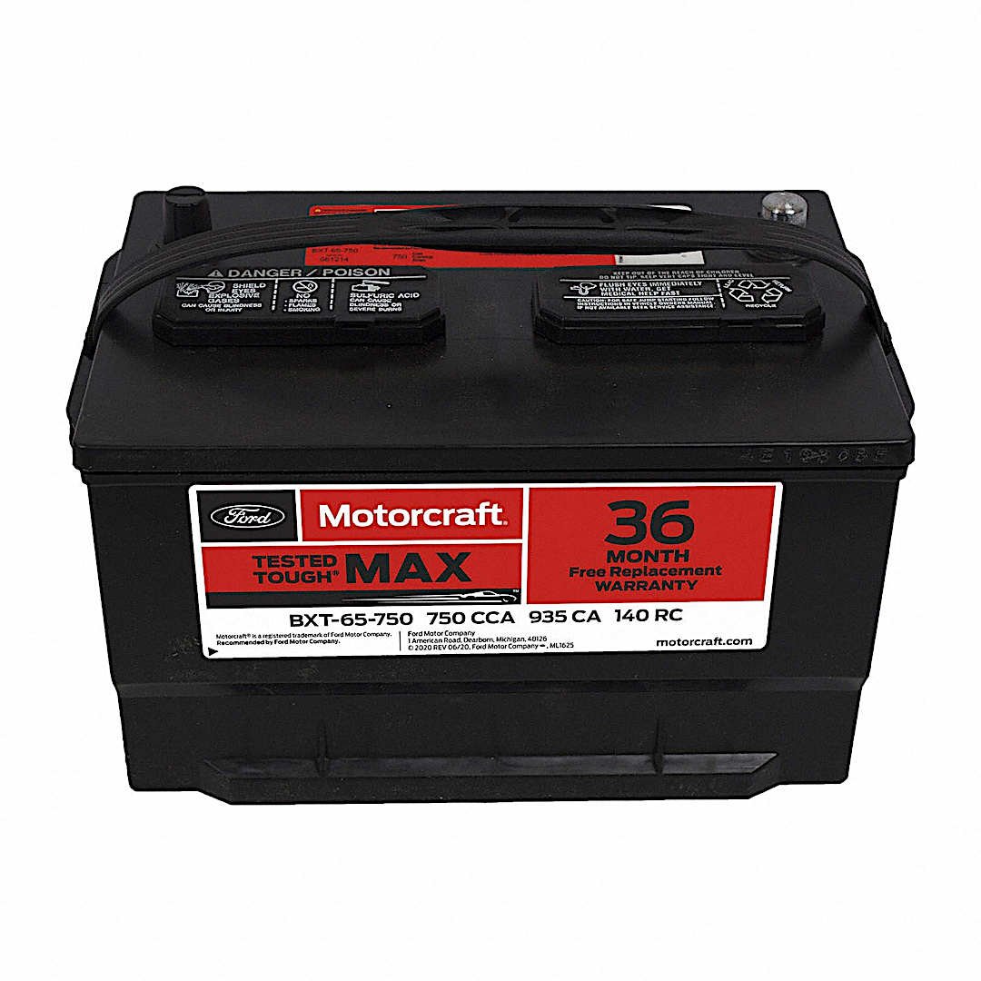 mibxt65750_1.jpg Motorcraft BXT65-750 Battery - OE Replacement Series, Sold individually - Image 1
