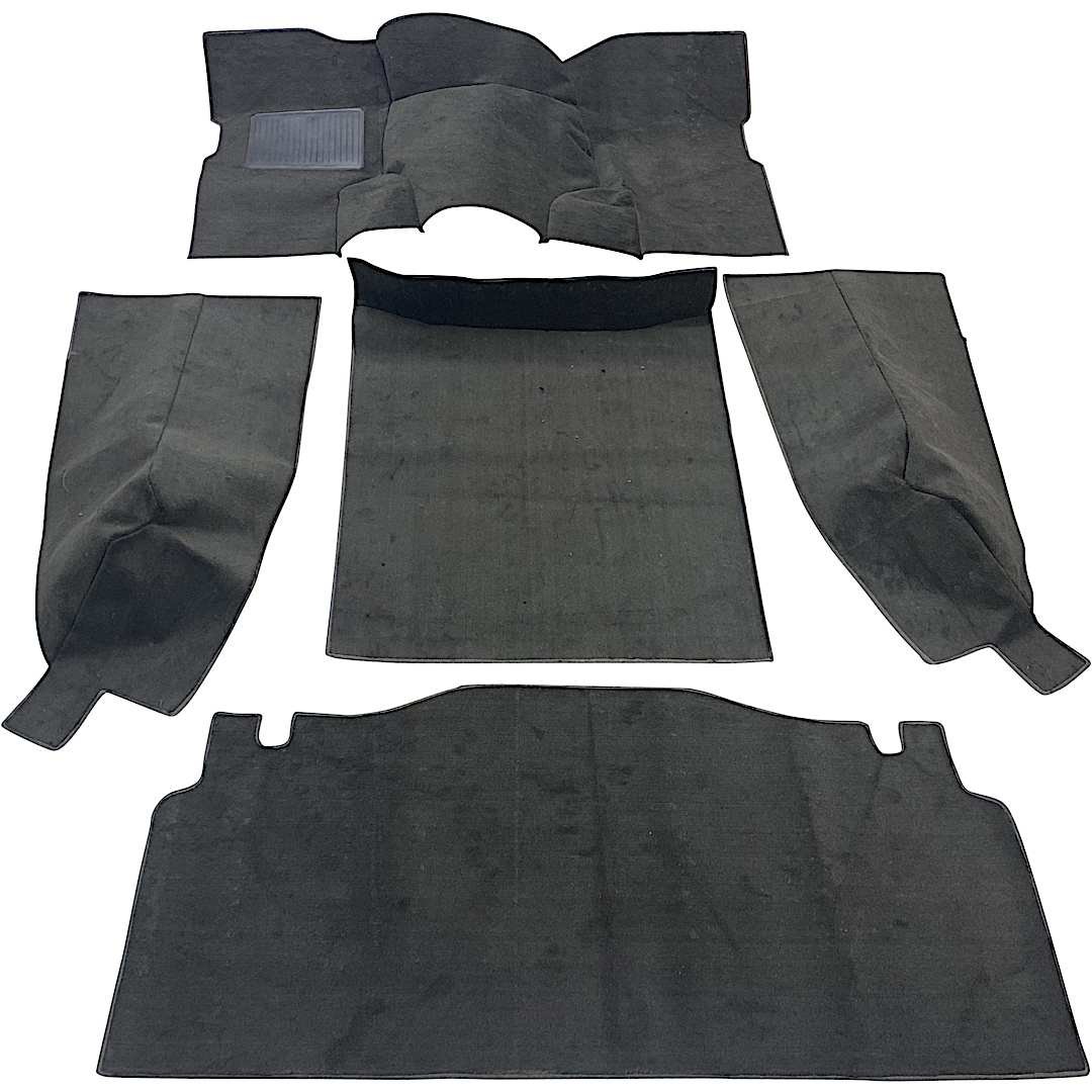 new16b201701_1.jpg Newark Auto Products 16B-201701 Carpet Kit, Black, Nylon Deep Plush and Cut pile - Image 1
