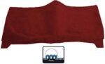 Newark Auto Products 40-2003615 Rear Carpet Kit, Red, Loop carpet - Image 2