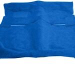 Newark Auto Products 41B-2002170 Front and Rear Carpet Kit, Blue, Carpet