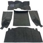 Newark Auto Products 41B-201701 Carpet Kit, Black, Nylon Deep Plush and Cut pile