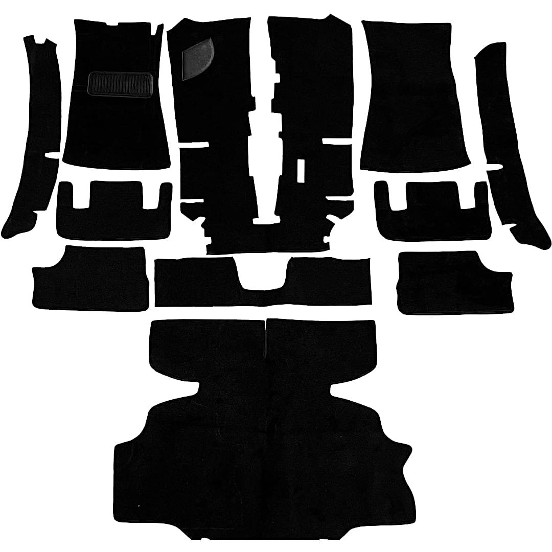 newf24a11251701_1.jpg Newark Auto Products F24A-11-251701 Carpet Kit, Black, Nylon Deep Plush and Cut pile - Image 1