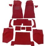 Newark Auto Products FC172-231701 Carpet Kit, Black, Nylon Deep Plush and Cut pile