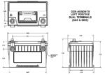 Odyssey Battery ODX-AGM34 78 Battery - Extreme Series, Direct Fit, Sold individually - Image 3
