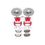 Powerstop 2-Wheel Set Power Stop&reg; KC116A-26 Front Z26 Muscle Carbon-Fiber Ceramic Brake Pad, Drilled & Slotted Rotor and Caliper Kit - Image 5