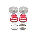 Powerstop 2-Wheel Set Power Stop&reg; KC1380-26 Front Z26 Muscle Carbon-Fiber Ceramic Brake Pad, Drilled & Slotted Rotor and Caliper Kit - Image 5