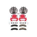 Powerstop 2-Wheel Set Power Stop&reg; KC1392 Front Z23 Daily Carbon-Fiber Ceramic Brake Pad, Drilled & Slotted Rotor and Caliper Kit - Image 4