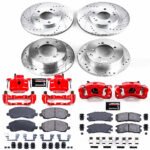 Powerstop 4-Wheel Set Power Stop&reg; KC1683 Front and Rear Z23 Daily Carbon-Fiber Ceramic Brake Pad, Drilled & Slotted Rotor and Caliper Kit - Image 4