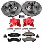 Powerstop 2-Wheel Set Power Stop&reg; KC1766 Front Z23 Daily Carbon-Fiber Ceramic Brake Pad, Drilled & Slotted Rotor and Caliper Kit - Image 4