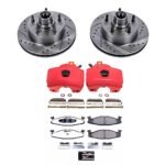 Powerstop KC1831-36 Front Brake Disc and Caliper Kit, Cross-drilled and Slotted 5 Lugs 298 mm Red Powdercoat Caliper, Carbon Fiber Ceramic, Z36 Extreme Truck And Tow - Image 2