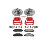 Powerstop 2-Wheel Set Power Stop&reg; KC1863A Front Z23 Daily Carbon-Fiber Ceramic Brake Pad, Drilled & Slotted Rotor and Caliper Kit - Image 4