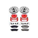 Powerstop 2-Wheel Set Power Stop&reg; KC1939A Front Z23 Daily Carbon-Fiber Ceramic Brake Pad, Drilled & Slotted Rotor and Caliper Kit - Image 4