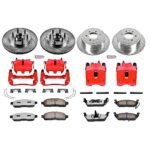 Powerstop 4-Wheel Set Power Stop&reg; KC1940A-36 Front and Rear Z36 Z36 Truck Carbon-Fiber Ceramic Brake Pad, Drilled & Slotted Rotor + Calipers - Image 2