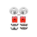 Powerstop 2-Wheel Set Power Stop&reg; KC1950-36 Rear Z36 Z36 Truck Carbon-Fiber Ceramic Brake Pad, Drilled & Slotted Rotor + Calipers - Image 2