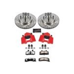 Powerstop 2-Wheel Set Power Stop&reg; KC1991-36 Front Z36 Z36 Truck Carbon-Fiber Ceramic Brake Pad, Drilled & Slotted Rotor + Calipers - Image 2