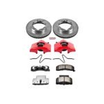 Powerstop 2-Wheel Set Power Stop&reg; KC1992-36 Front Z36 Z36 Truck Carbon-Fiber Ceramic Brake Pad, Drilled & Slotted Rotor + Calipers - Image 2