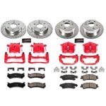 Powerstop 4-Wheel Set Power Stop&reg; KC2010A Front and Rear Z23 Daily Carbon-Fiber Ceramic Brake Pad, Drilled & Slotted Rotor and Caliper Kit - Image 4