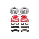 Powerstop 2-Wheel Set Power Stop&reg; KC2020 Front Z23 Daily Carbon-Fiber Ceramic Brake Pad, Drilled & Slotted Rotor and Caliper Kit - Image 4