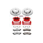 Powerstop 2-Wheel Set Power Stop&reg; KC2061-36 Front Z36 Z36 Truck Carbon-Fiber Ceramic Brake Pad, Drilled & Slotted Rotor + Calipers - Image 2