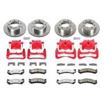 Powerstop 4-Wheel Set Power Stop&reg; KC2073-36 Front and Rear Z36 Z36 Truck Carbon-Fiber Ceramic Brake Pad, Drilled & Slotted Rotor + Calipers - Image 2