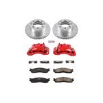 Powerstop 2-Wheel Set Power Stop&reg; KC2203 Front Z23 Daily Carbon-Fiber Ceramic Brake Pad, Drilled & Slotted Rotor and Caliper Kit - Image 4