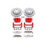 Powerstop 2-Wheel Set Power Stop&reg; KC2219-26 Front Z26 Muscle Carbon-Fiber Ceramic Brake Pad, Drilled & Slotted Rotor and Caliper Kit - Image 5