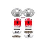 Powerstop 2-Wheel Set Power Stop&reg; KC2221-26 Rear Z26 Muscle Carbon-Fiber Ceramic Brake Pad, Drilled & Slotted Rotor and Caliper Kit - Image 5