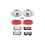 Powerstop 2-Wheel Set Power Stop&reg; KC2324-36 Front Z36 Z36 Truck Carbon-Fiber Ceramic Brake Pad, Drilled & Slotted Rotor + Calipers - Image 2