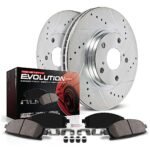 Powerstop 4-Wheel Set Power Stop&reg; KC2840B Front and Rear Z23 Daily Carbon-Fiber Ceramic Brake Pad, Drilled & Slotted Rotor and Caliper Kit - Image 5