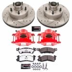 Powerstop 2-Wheel Set Power Stop&reg; KC2908-26 Front Z26 Muscle Carbon-Fiber Ceramic Brake Pad, Drilled & Slotted Rotor and Caliper Kit - Image 8