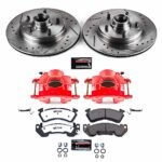 Powerstop 2-Wheel Set Power Stop&reg; KC2937-26 Front Z26 Muscle Carbon-Fiber Ceramic Brake Pad, Drilled & Slotted Rotor and Caliper Kit - Image 8
