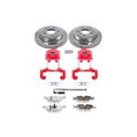 Powerstop 2-Wheel Set Power Stop&reg; KC2970-26 Rear Z26 Muscle Carbon-Fiber Ceramic Brake Pad, Drilled & Slotted Rotor and Caliper Kit - Image 7