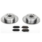Powerstop 4-Wheel Set Power Stop&reg; KC4475B Front and Rear Z23 Daily Carbon-Fiber Ceramic Brake Pad, Drilled & Slotted Rotor and Caliper Kit - Image 5