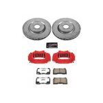 Powerstop 2-Wheel Set Power Stop&reg; KC4547-26 Front Z26 Muscle Carbon-Fiber Ceramic Brake Pad, Drilled & Slotted Rotor and Caliper Kit - Image 8