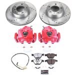 Powerstop 2-Wheel Set Power Stop&reg; KC4678-26 Front Z26 Muscle Carbon-Fiber Ceramic Brake Pad, Drilled & Slotted Rotor and Caliper Kit - Image 8