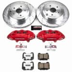 Powerstop 2-Wheel Set Power Stop&reg; KC5305-26 Rear Z26 Muscle Carbon-Fiber Ceramic Brake Pad, Drilled & Slotted Rotor and Caliper Kit - Image 8