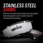 Powerstop 2-Wheel Set Power Stop&reg; KC5583-36 Front Z36 Z36 Truck Carbon-Fiber Ceramic Brake Pad, Drilled & Slotted Rotor + Calipers - Image 6