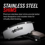Powerstop 2-Wheel Set Power Stop&reg; KC5583-36 Front Z36 Z36 Truck Carbon-Fiber Ceramic Brake Pad, Drilled & Slotted Rotor + Calipers - Image 11