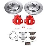Powerstop 2-Wheel Set Power Stop&reg; KC5729-26 Rear Z26 Muscle Carbon-Fiber Ceramic Brake Pad, Drilled & Slotted Rotor and Caliper Kit - Image 8