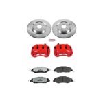 Powerstop 2-Wheel Set Power Stop&reg; KC5944-26 Front Z26 Muscle Carbon-Fiber Ceramic Brake Pad, Drilled & Slotted Rotor and Caliper Kit - Image 8