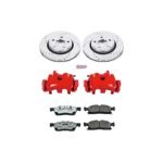 Powerstop 2-Wheel Set Power Stop&reg; KC5951-26 Front Z26 Muscle Carbon-Fiber Ceramic Brake Pad, Drilled & Slotted Rotor and Caliper Kit - Image 8